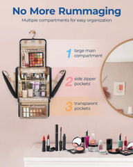 BAGSMART hook and top handle detail for convenient hanging and carrying