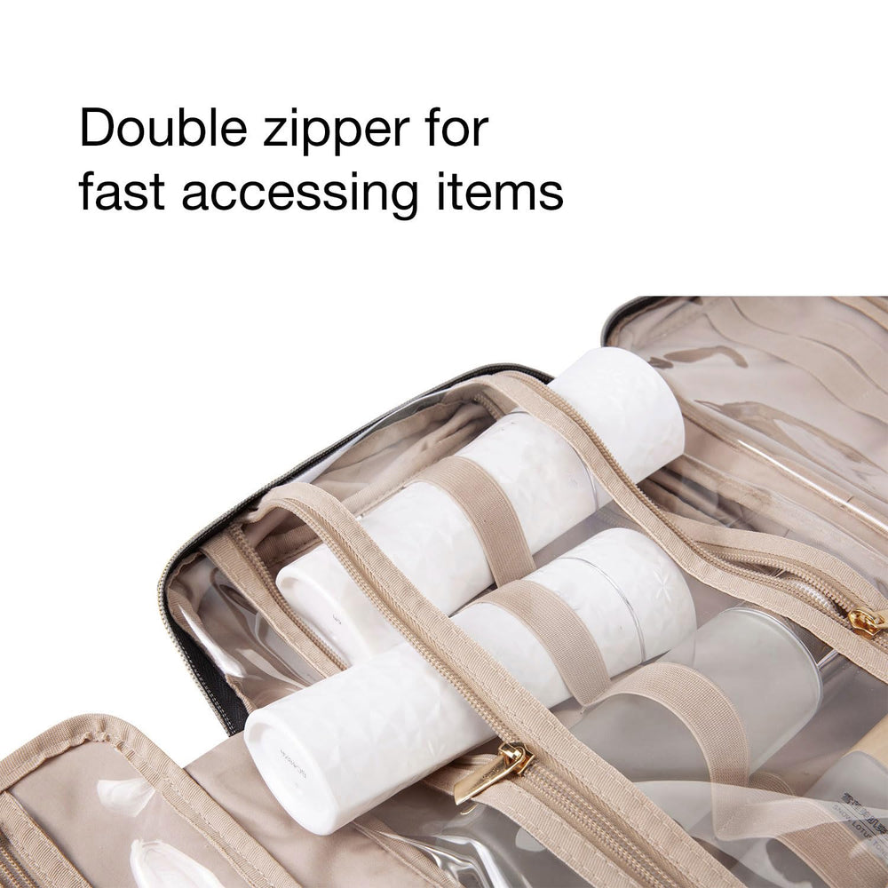 BAGSMART transparent side panels provide visible contents for quick grabs