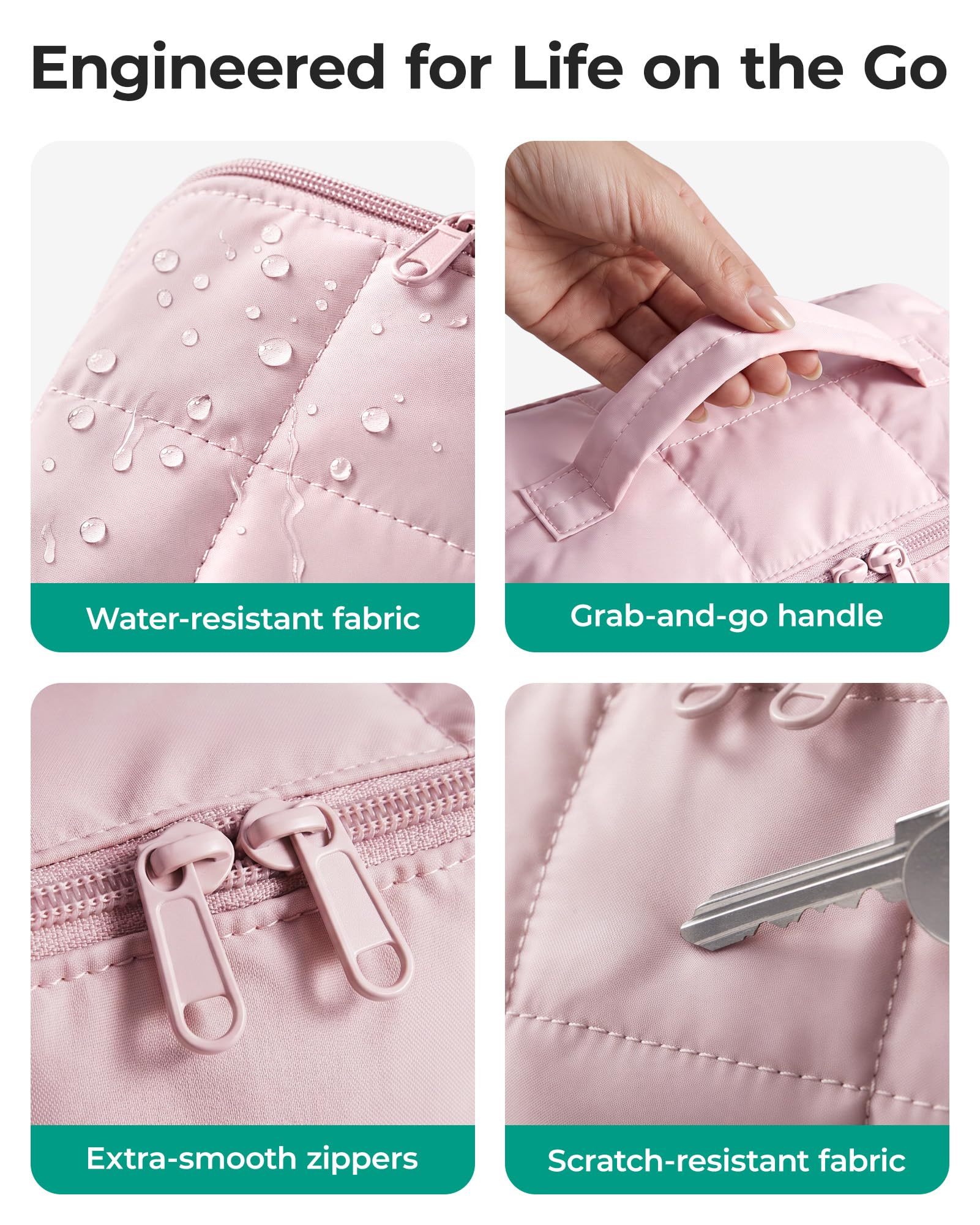 BAGSMART packed in suitcase illustrating organized travel convenience