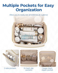 BAGSMART waterproof front pocket detail protecting wet items and spills