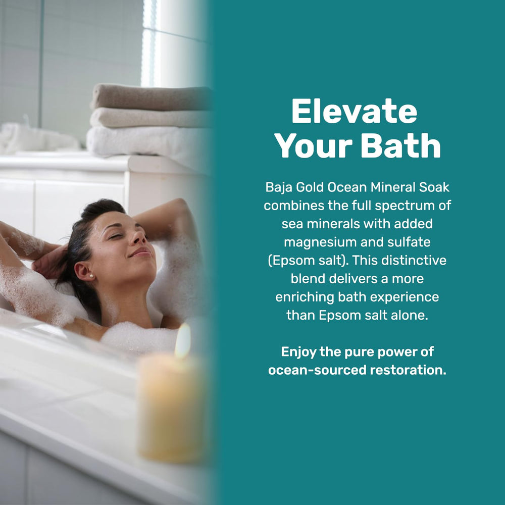 Baja Gold foot soak basin in use showing targeted relaxation benefit