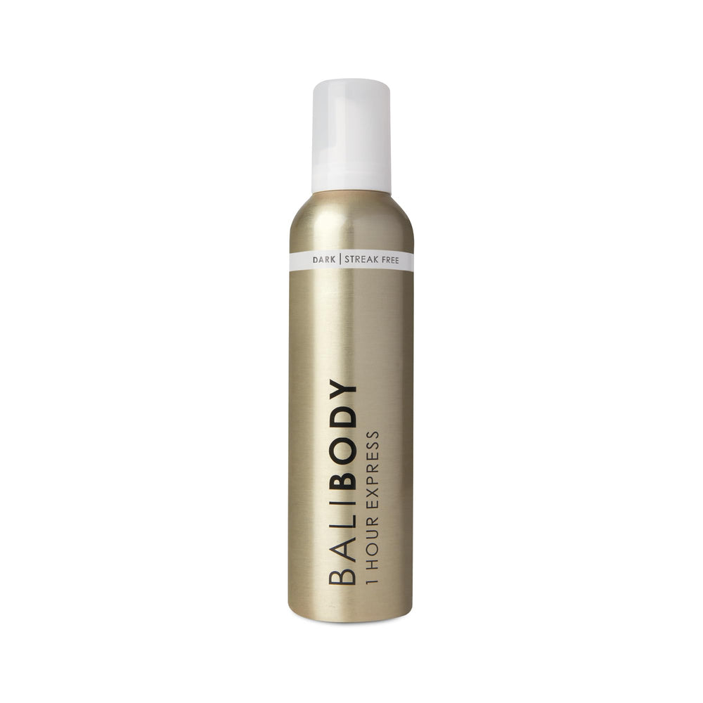 Bali Body front packaging showing 225ml bottle and fast-dry benefit