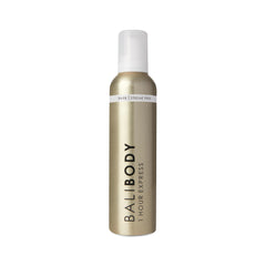 Bali Body front packaging showing 225ml bottle and fast-dry benefit