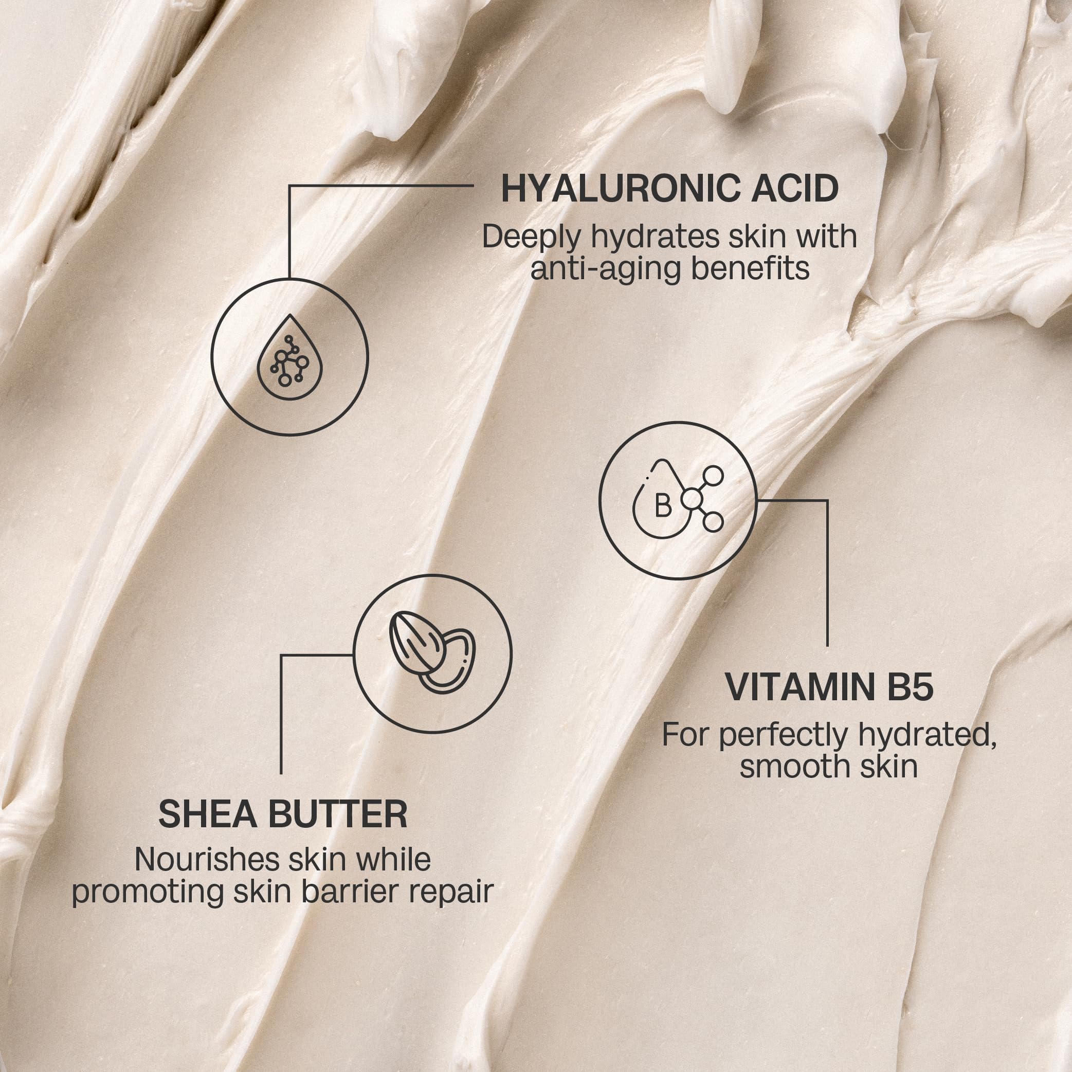 Bali Body texture close-up scoop showing creamy butter, demonstrating rich hydration