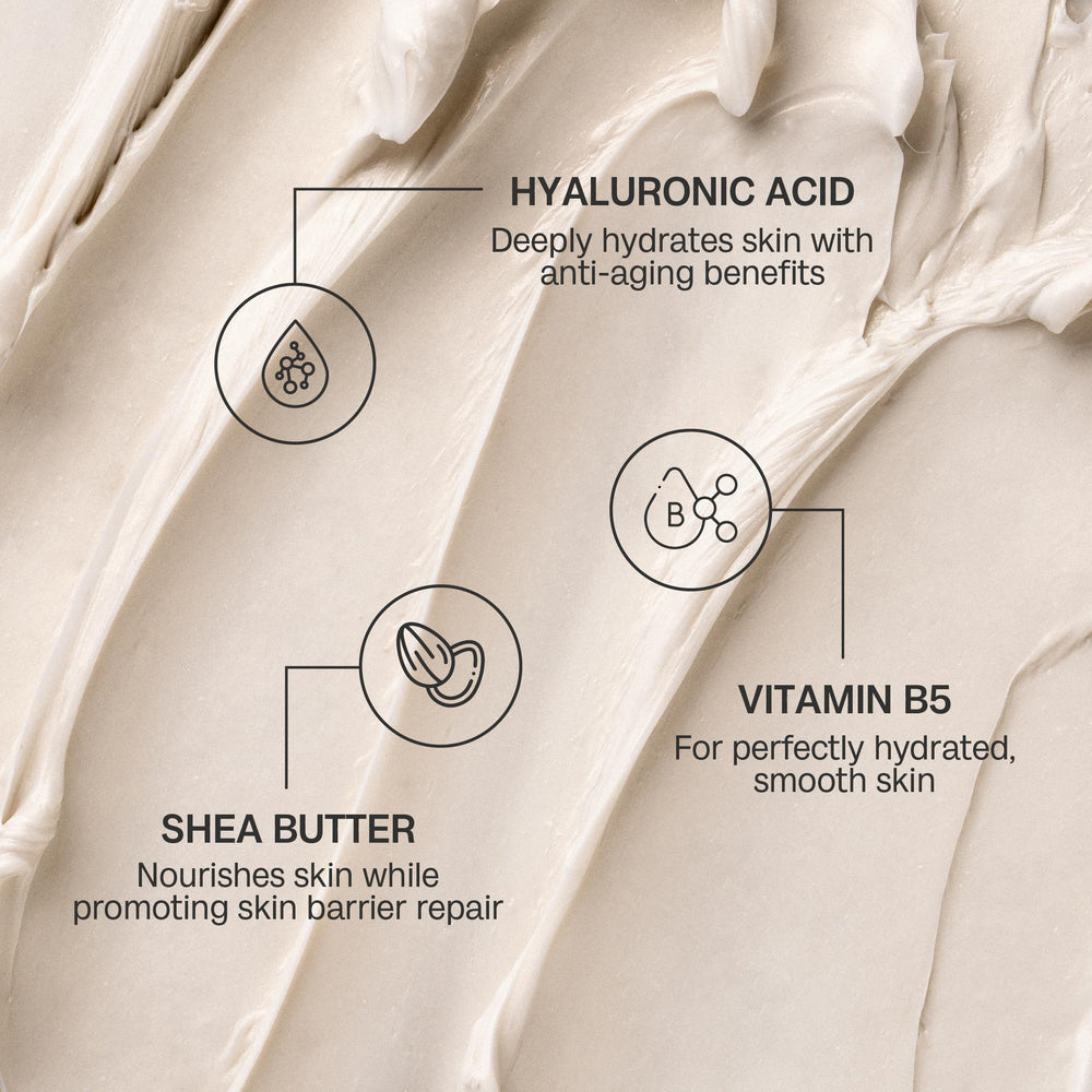 Bali Body texture close-up scoop showing creamy butter, demonstrating rich hydration