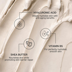 Bali Body texture close-up scoop showing creamy butter, demonstrating rich hydration