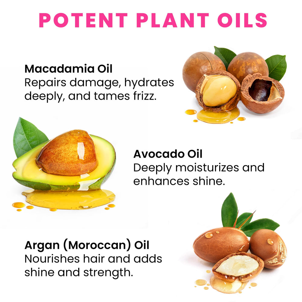Bali Secret serum texture pouring from capsule showing lightweight shine-enhancing benefit