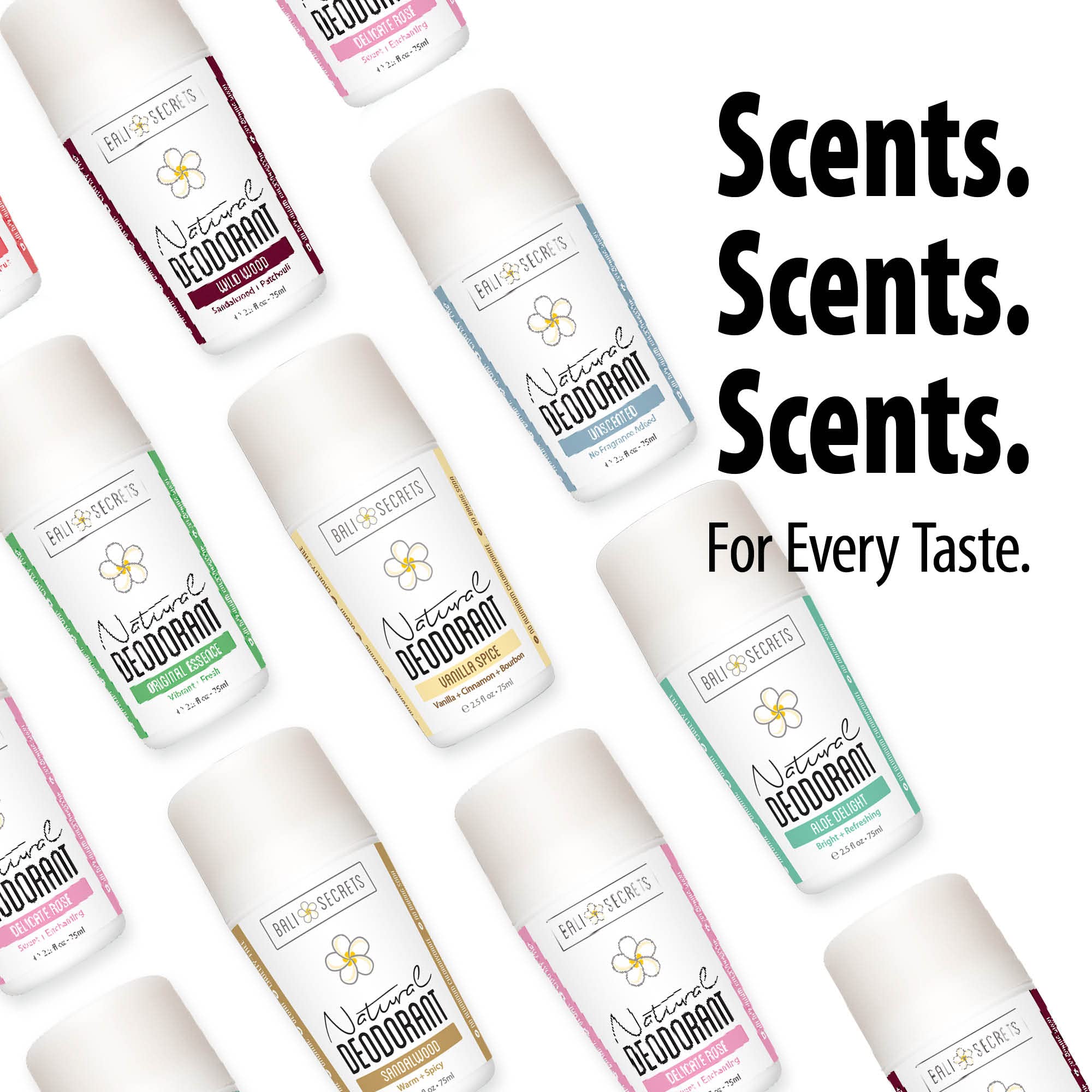 Bali Secrets bottle in a travel pouch demonstrating TSA-friendly, non-leak benefit