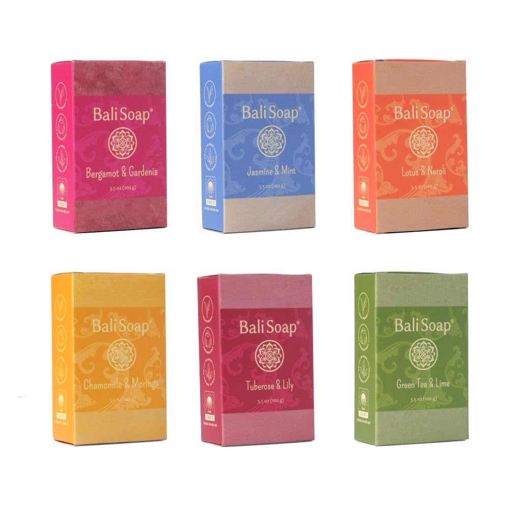 Bali Soap individually wrapped bar emphasizing convenient travel and gifting