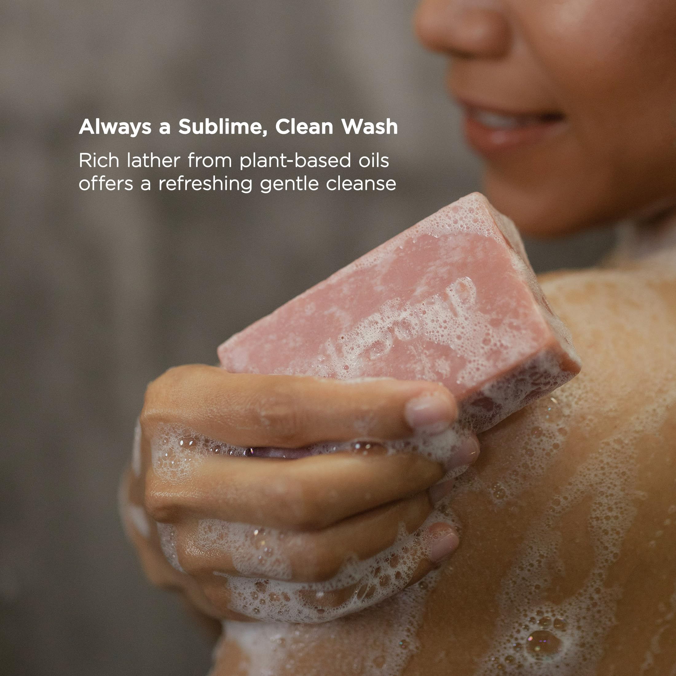 Bali Soap label close-up showing natural ingredients and cold-process claim