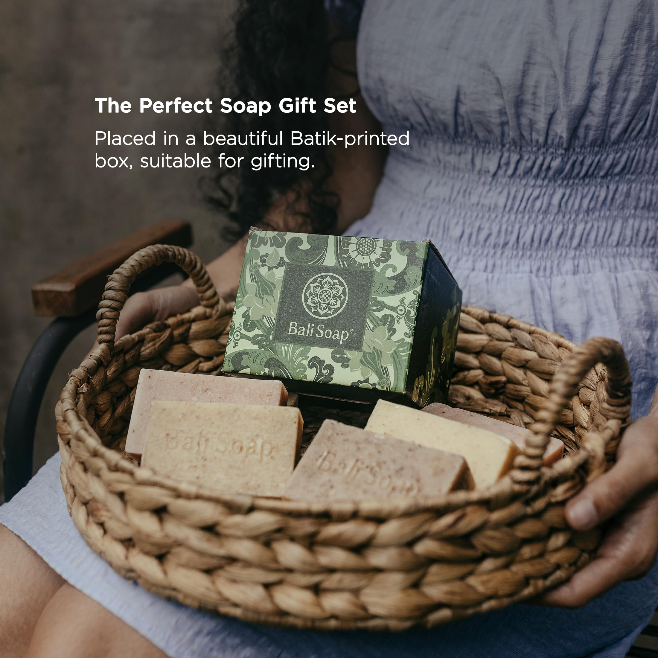 Bali Soap label and ingredients detail emphasizing transparent, plant-based formula