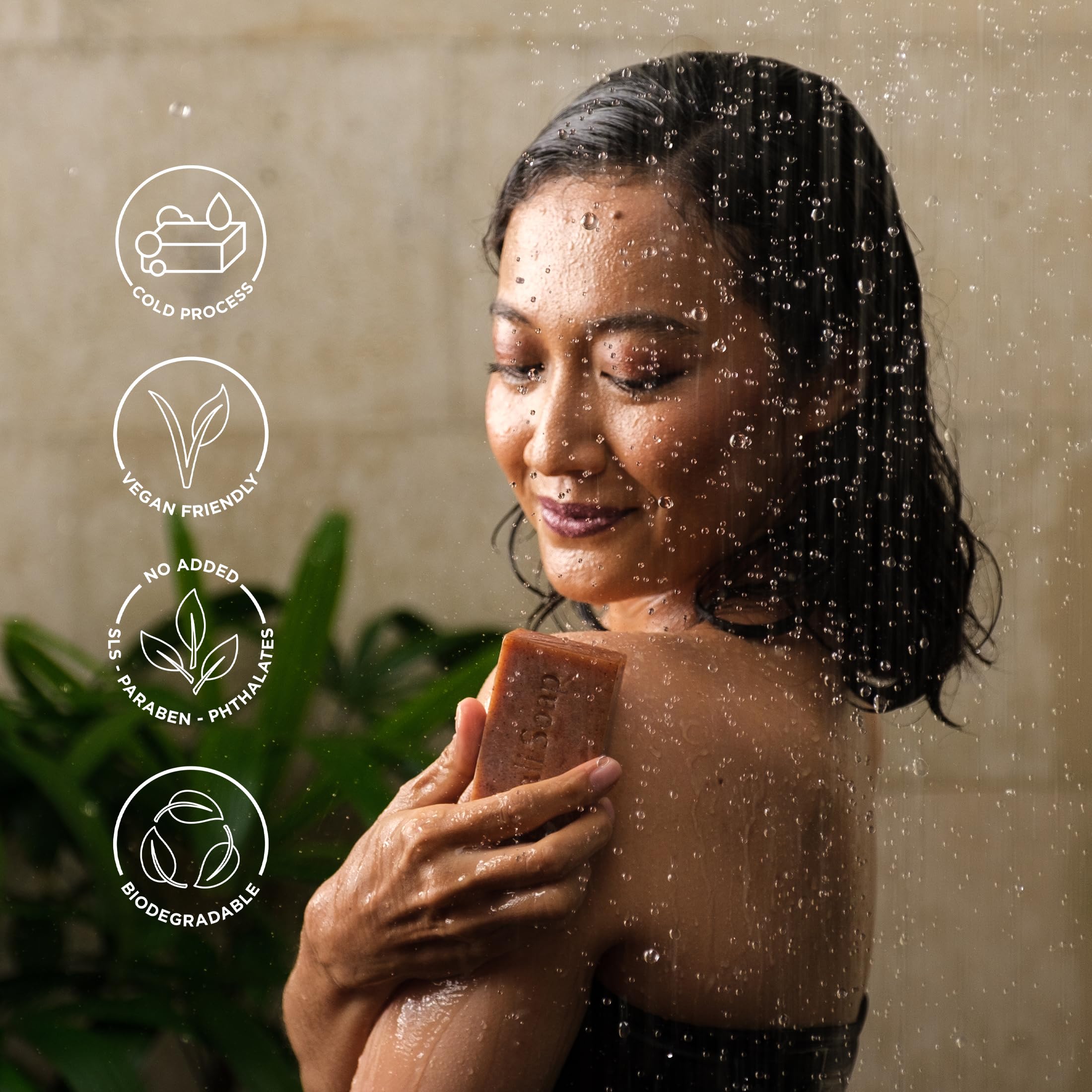 Bali Soap styled in bathroom setting suggesting natural self-care routine
