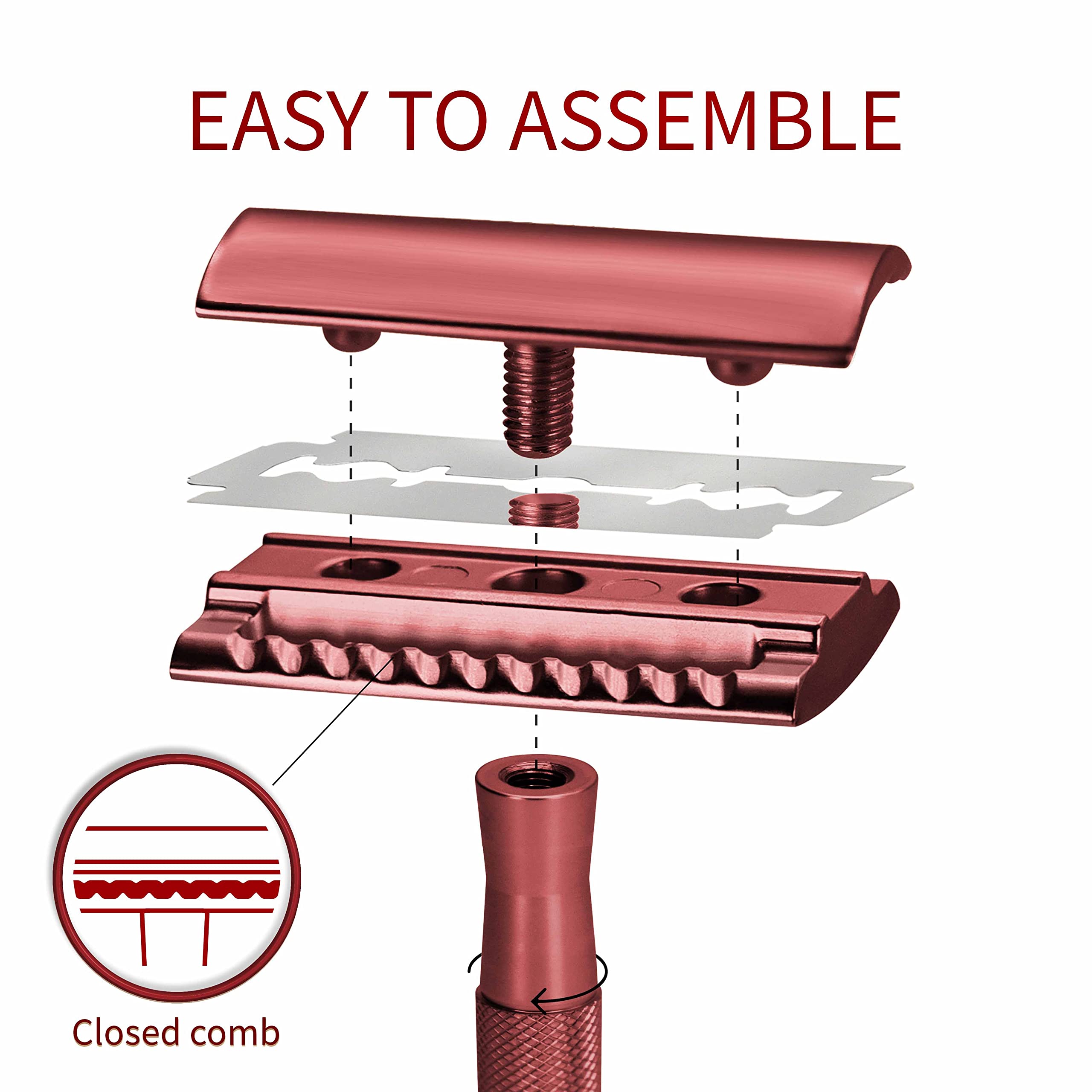 Bambaw five stainless-steel blades in waxed wrap for safe handling and sharpness