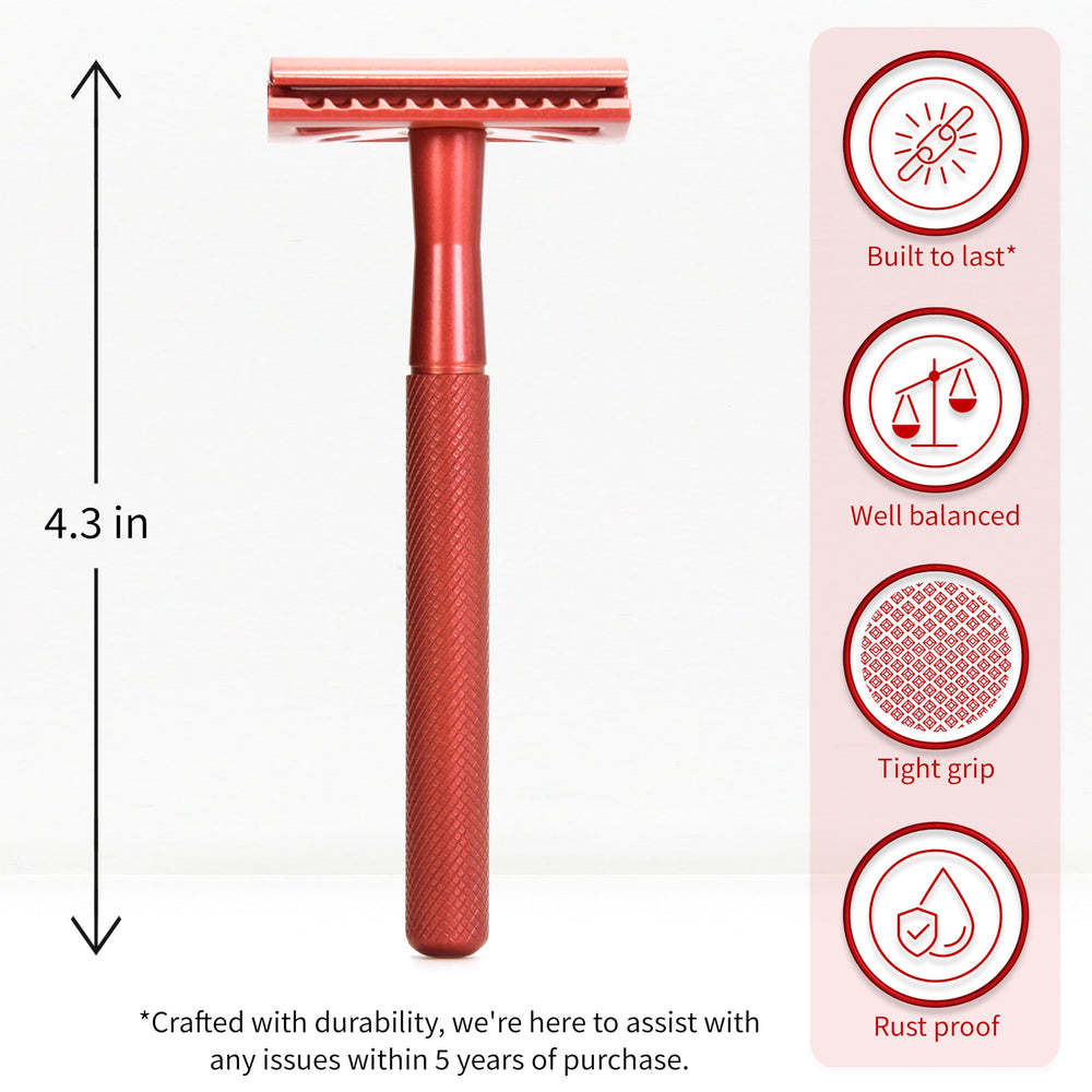 Bambaw close-up of handle metal finish highlighting grip and longevity benefit