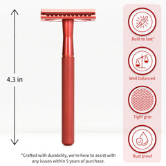 Bambaw close-up of handle metal finish highlighting grip and longevity benefit