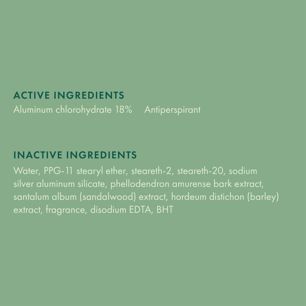 Ban roll-on formula texture on surface illustrating quick-dry finish
