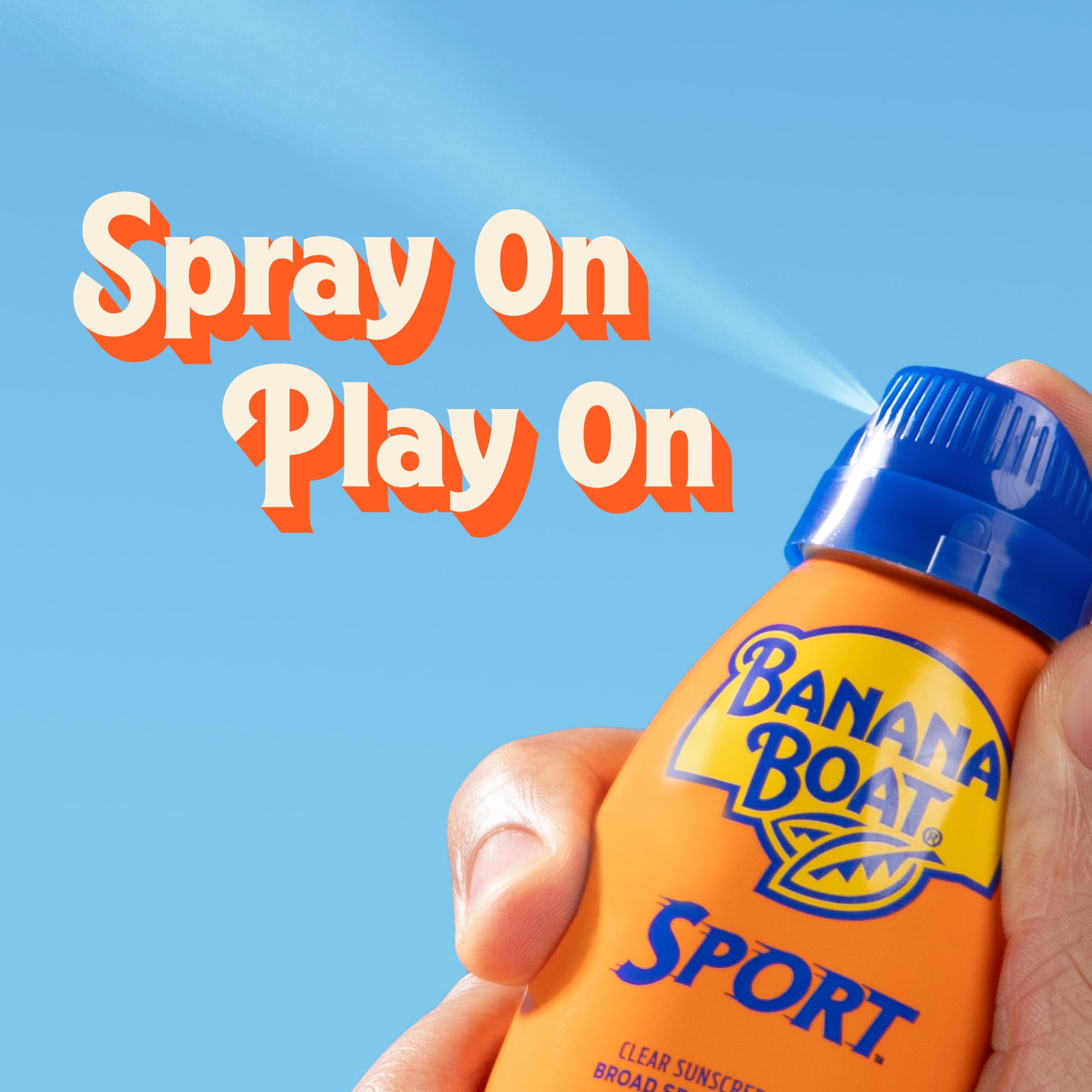 Banana Boat texture on skin detail showing quick absorption and lightweight feel
