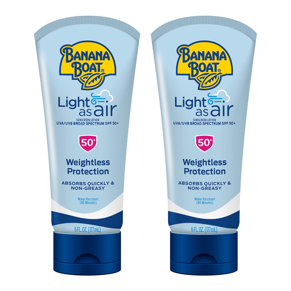 Banana Boat front packaging showing SPF 50 for reliable protection
