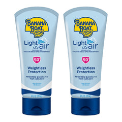 Banana Boat front packaging showing SPF 50 for reliable protection