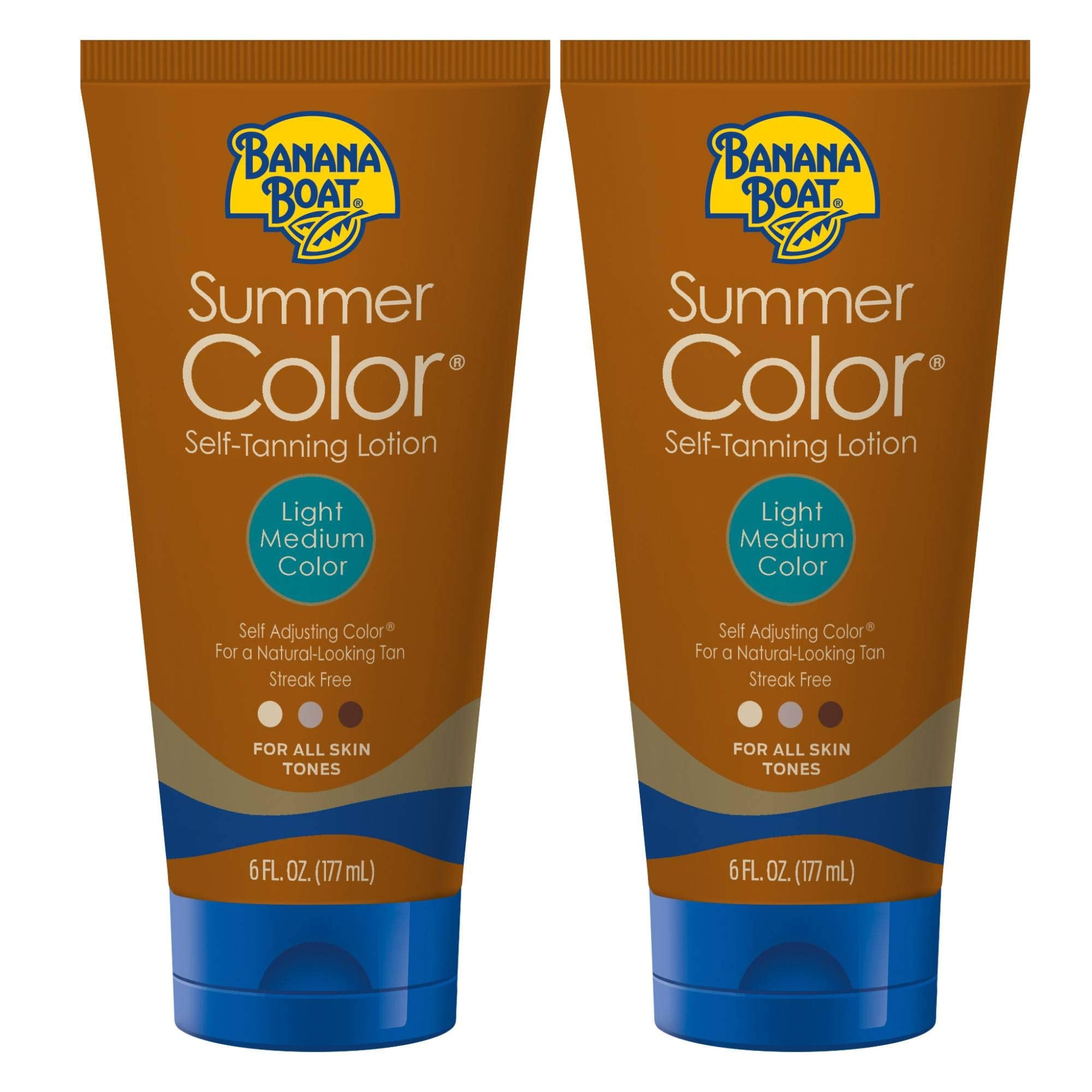 Banana Boat front packaging twin 6oz bottles showing product value