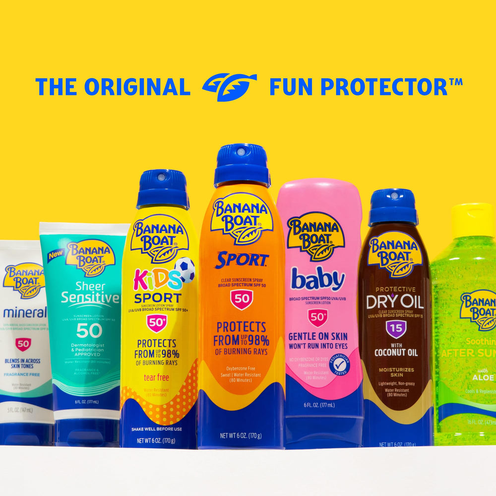 Banana Boat lip balm tucked into a pocket illustrating travel-ready convenience