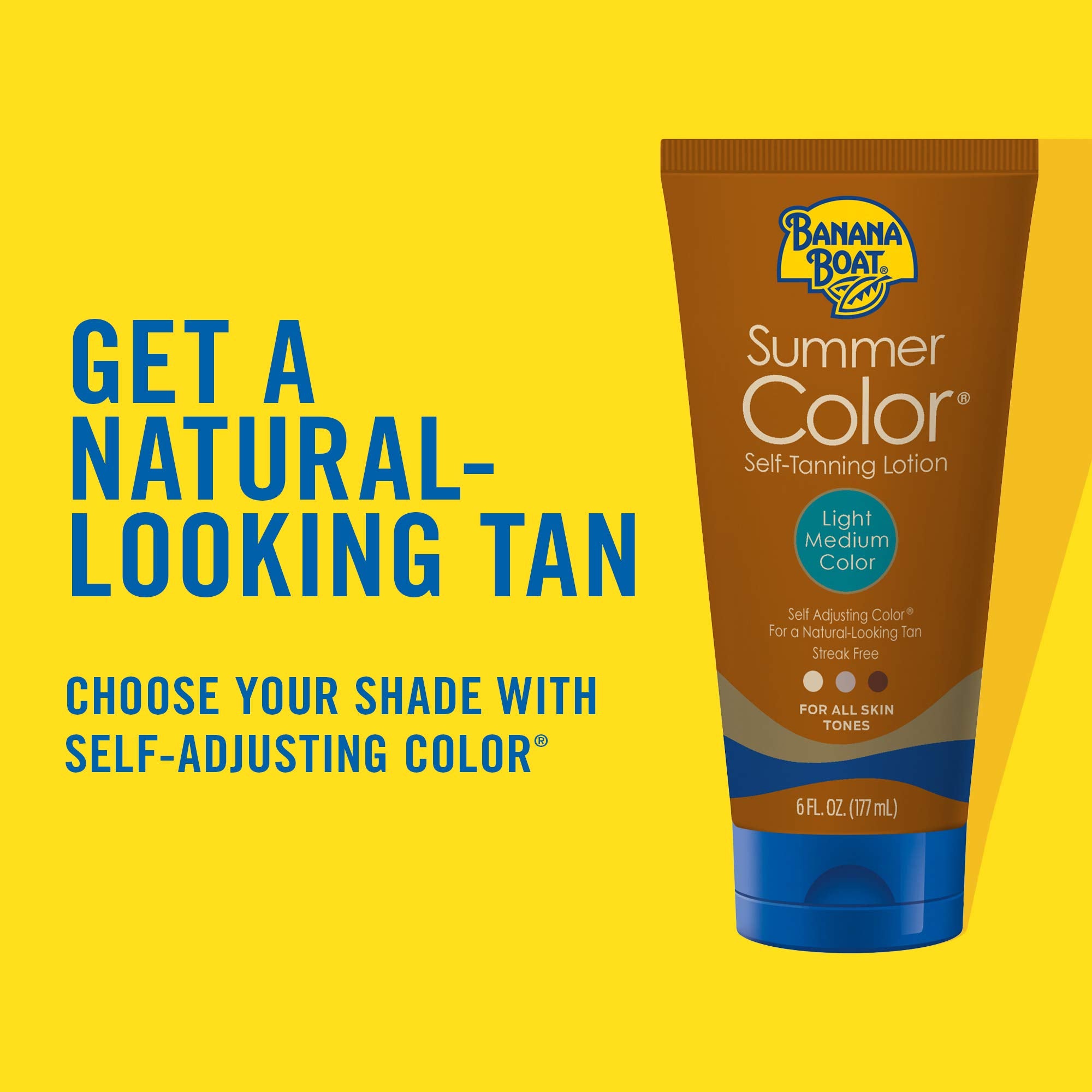 Banana Boat lotion texture close-up showing smooth, non-greasy finish