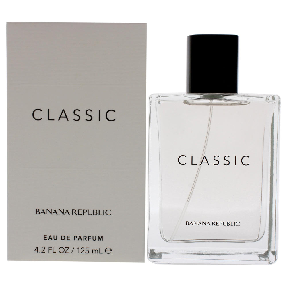 Banana Republic Classic front bottle showing elegant packaging and product clarity