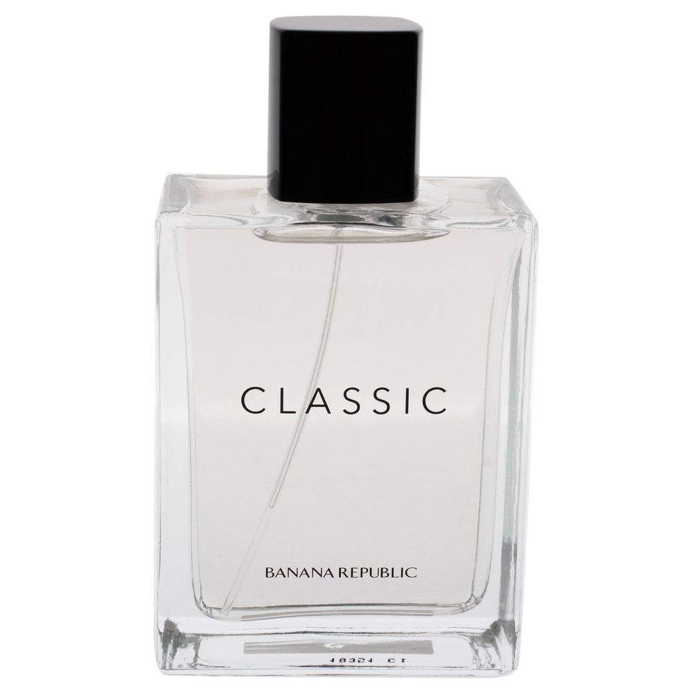 Banana Republic Classic spray in hand demonstrating easy application and size