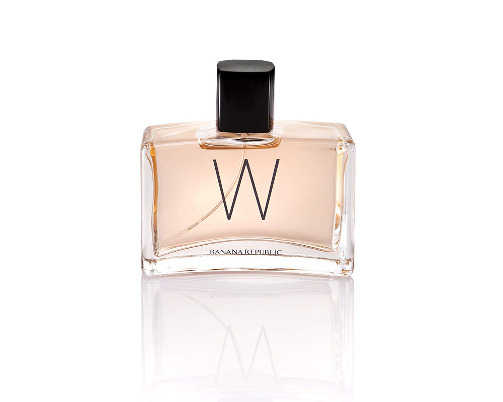 Banana Republic W applied at wrist in lifestyle scene demonstrating long-lasting wearable fragrance