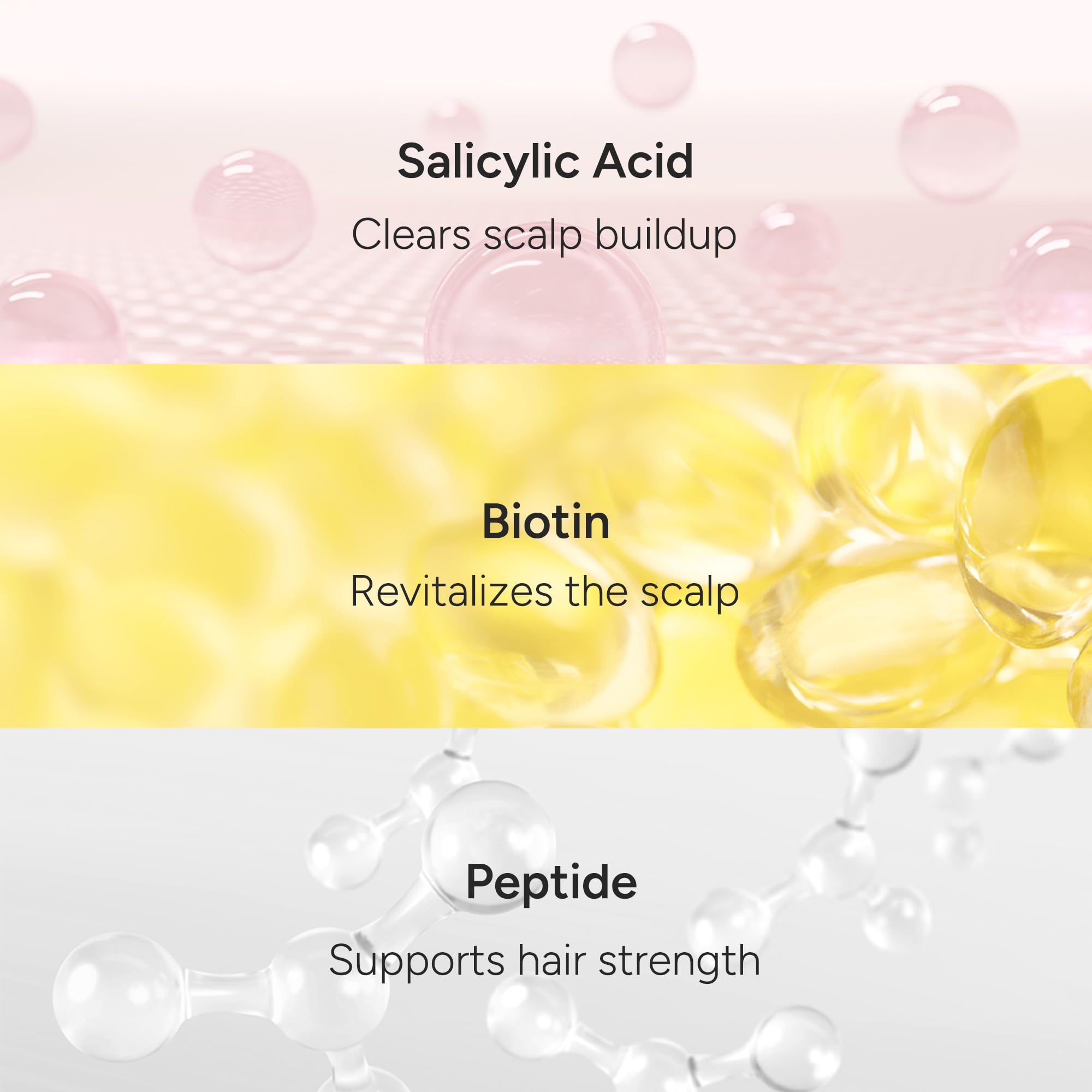 BANANAL shampoo in hand illustrating easy application benefit