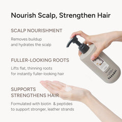 BANANAL creamy lather texture demonstrating gentle cleansing