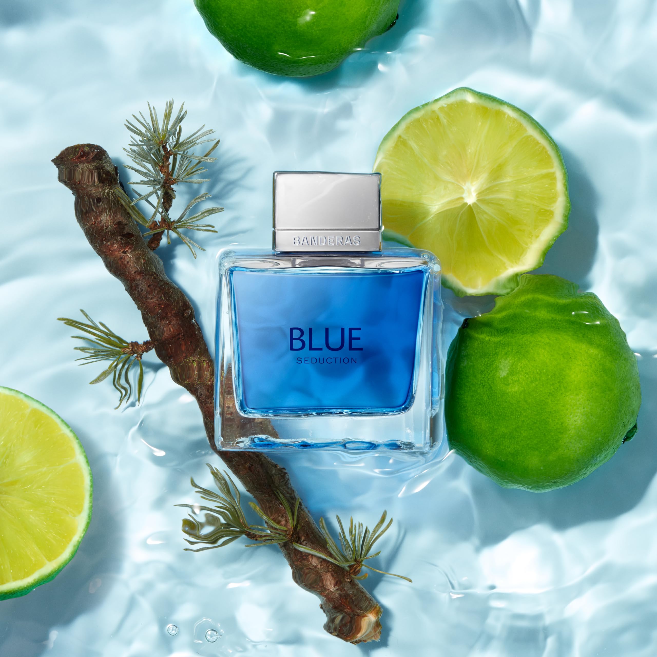 BANDERAS lifestyle shot of man applying scent for everyday confidence