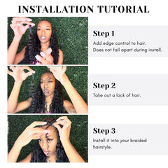 Bangxunk boho braids in use illustrating natural movement and lightweight comfort