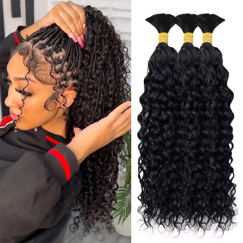 Bangxunk front packaging showing curly water wave and neat bundles, professional finish