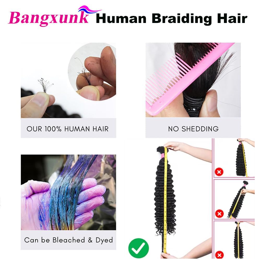 Bangxunk label showing 10A grade for clarity and reliable human hair quality
