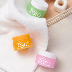 BANILA CO balm in use removing waterproof makeup for effortless cleansing