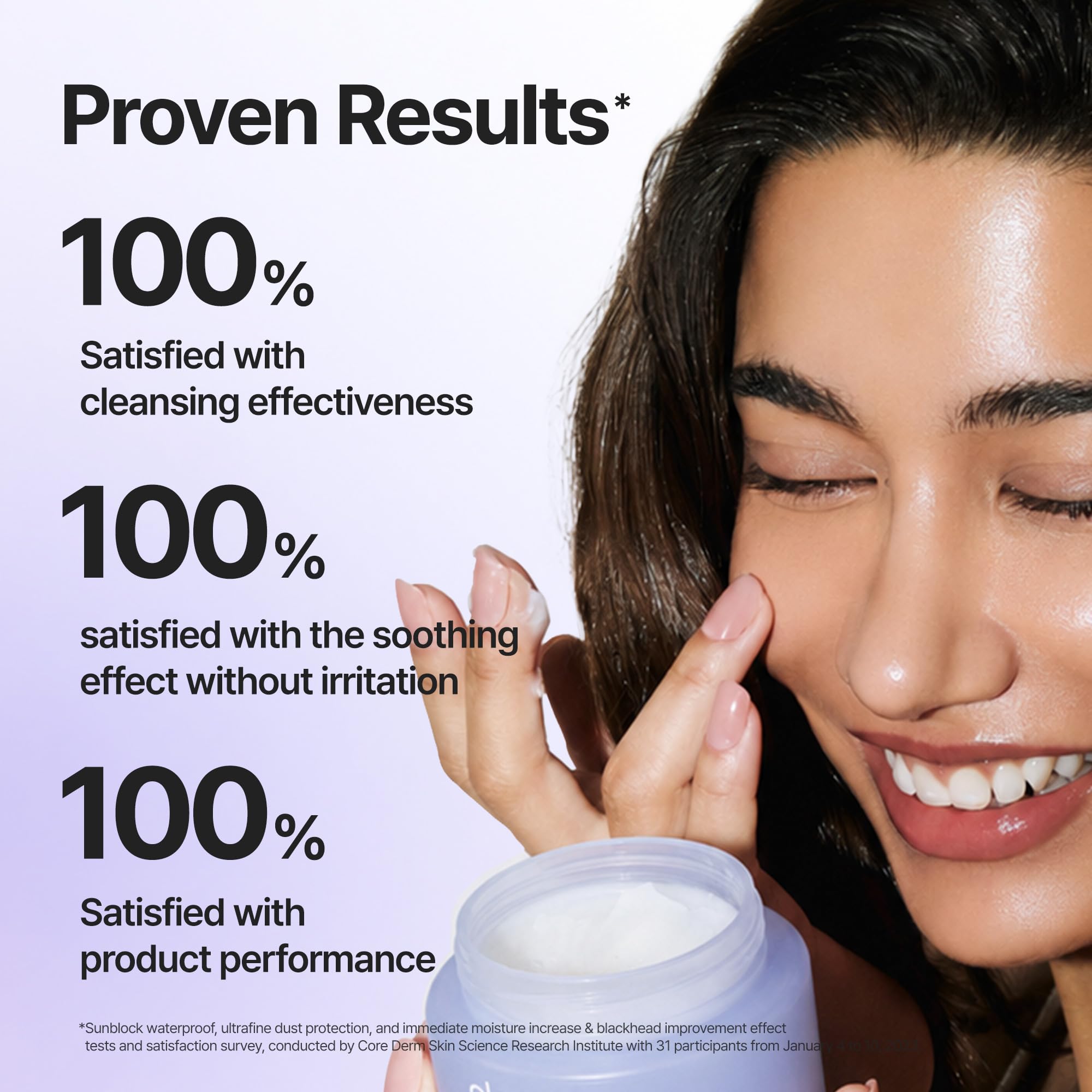 BANILA CO compact jar in travel bag illustrating convenient portability