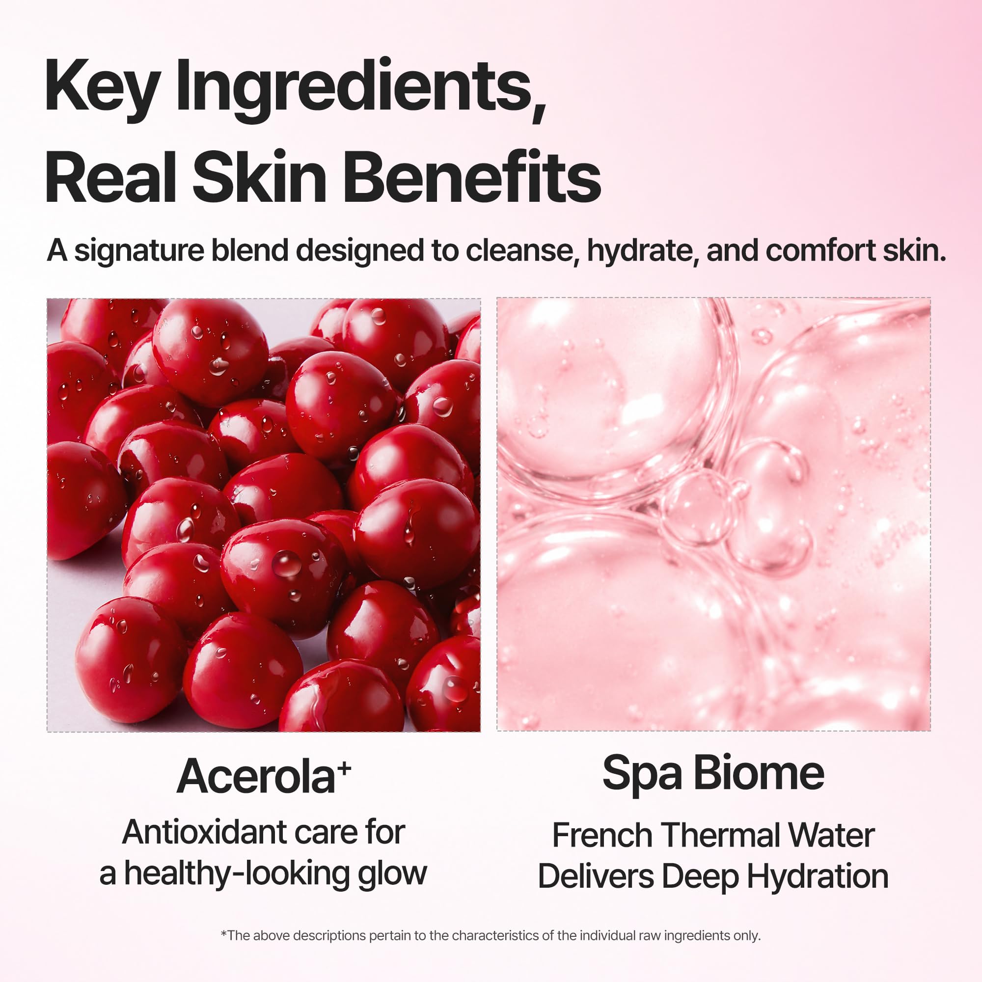 BANILA CO emulsified oil with water, shows easy rinsing and residue removal benefit