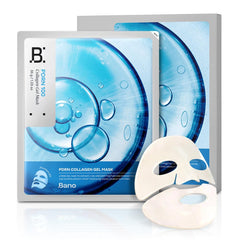 Bano front packaging showing the collagen gel mask and benefits
