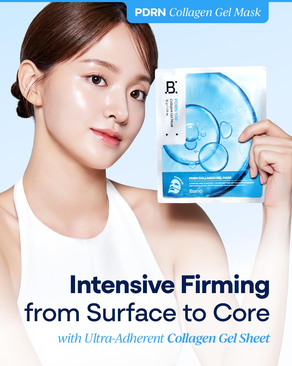 Bano serum texture on hand demonstrating hydration and spreadability