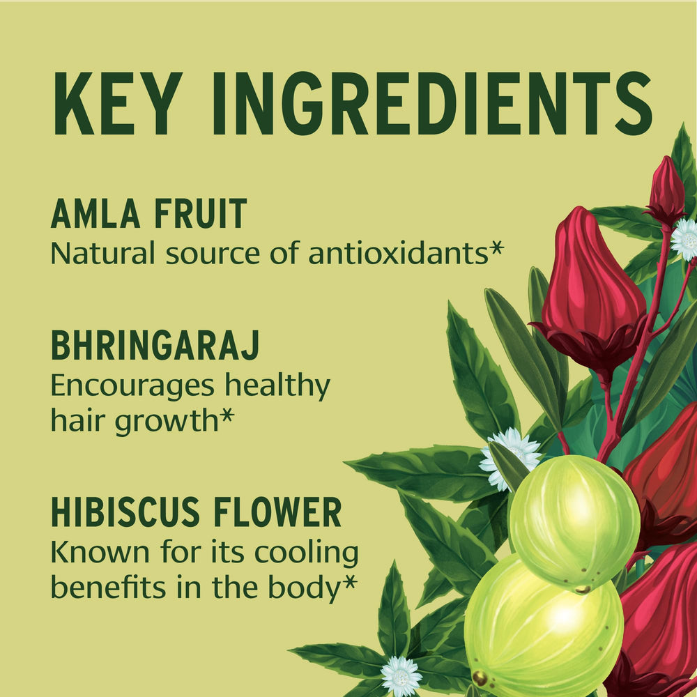 Banyan Botanicals tablets in hand to show real-world size and serving