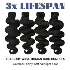 BaodanHair double machine weft seam detail showing secure stitching benefit of reduced shedding