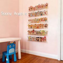 Baosia shelves mounted in a salon highlighting organized professional display