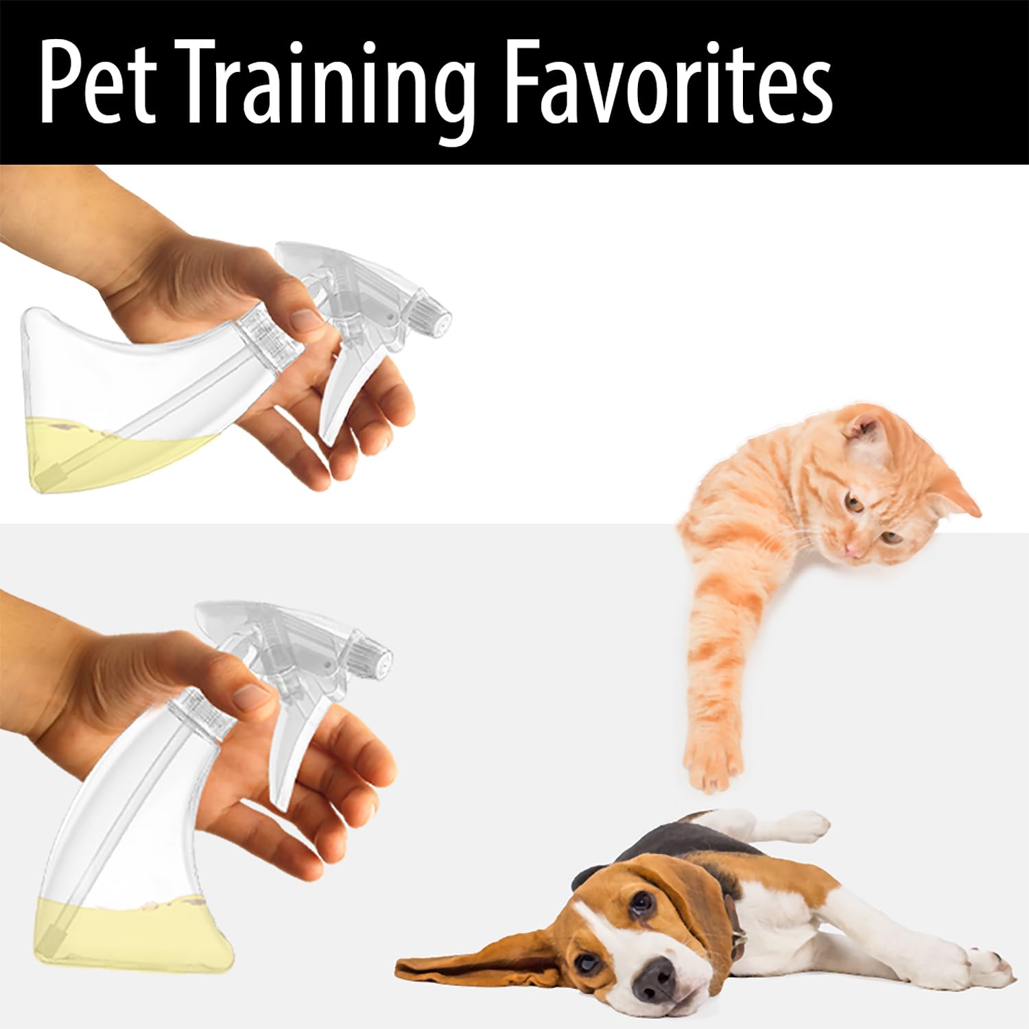 Bar5F spray bottle used for dog training showing precise control