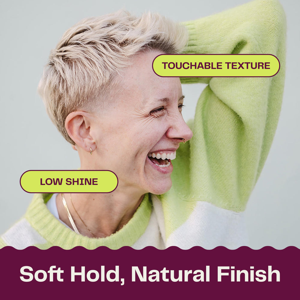 The Barb Shop styled pixie haircut showing added fullness and separation