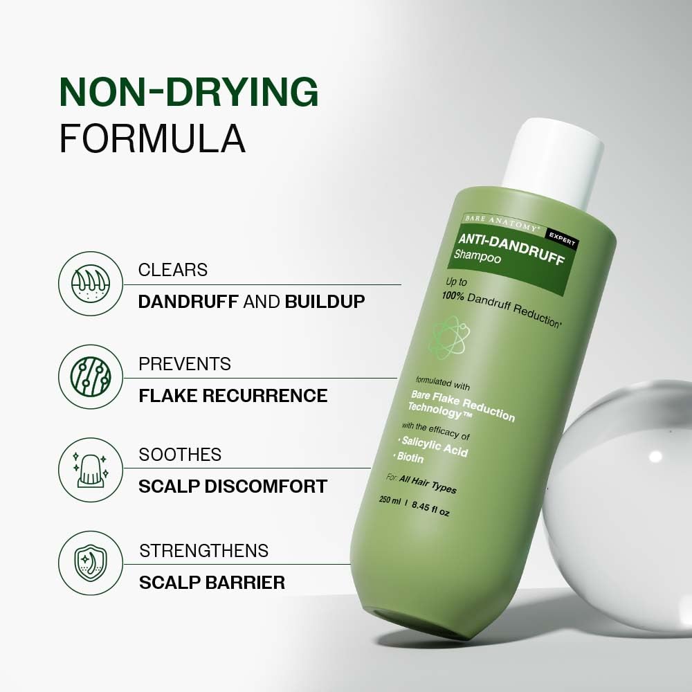 Bare Anatomy natural ingredient closeup emphasizing scalp-nourishing support
