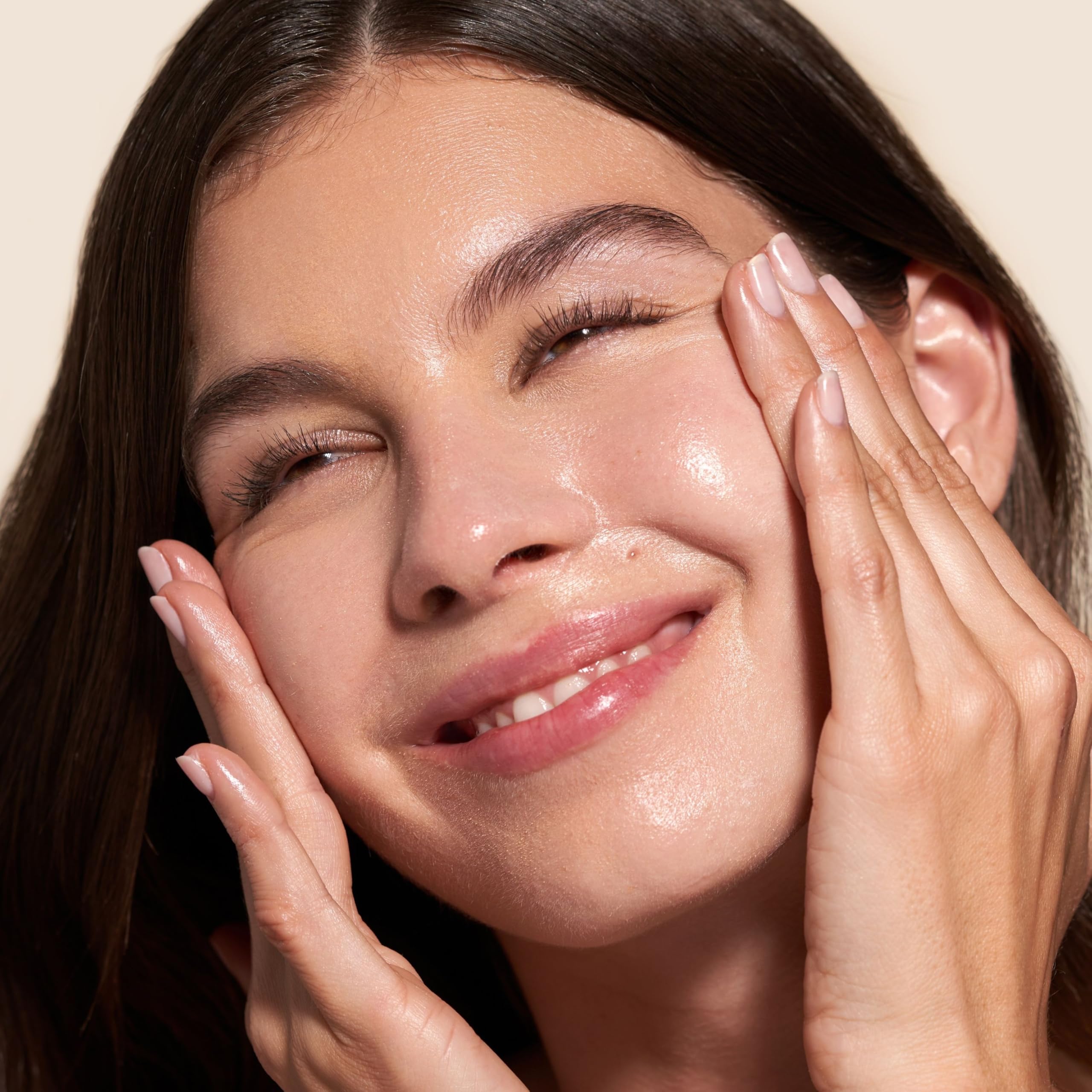 Barefaced application on hand showing quick absorbency and non-greasy finish