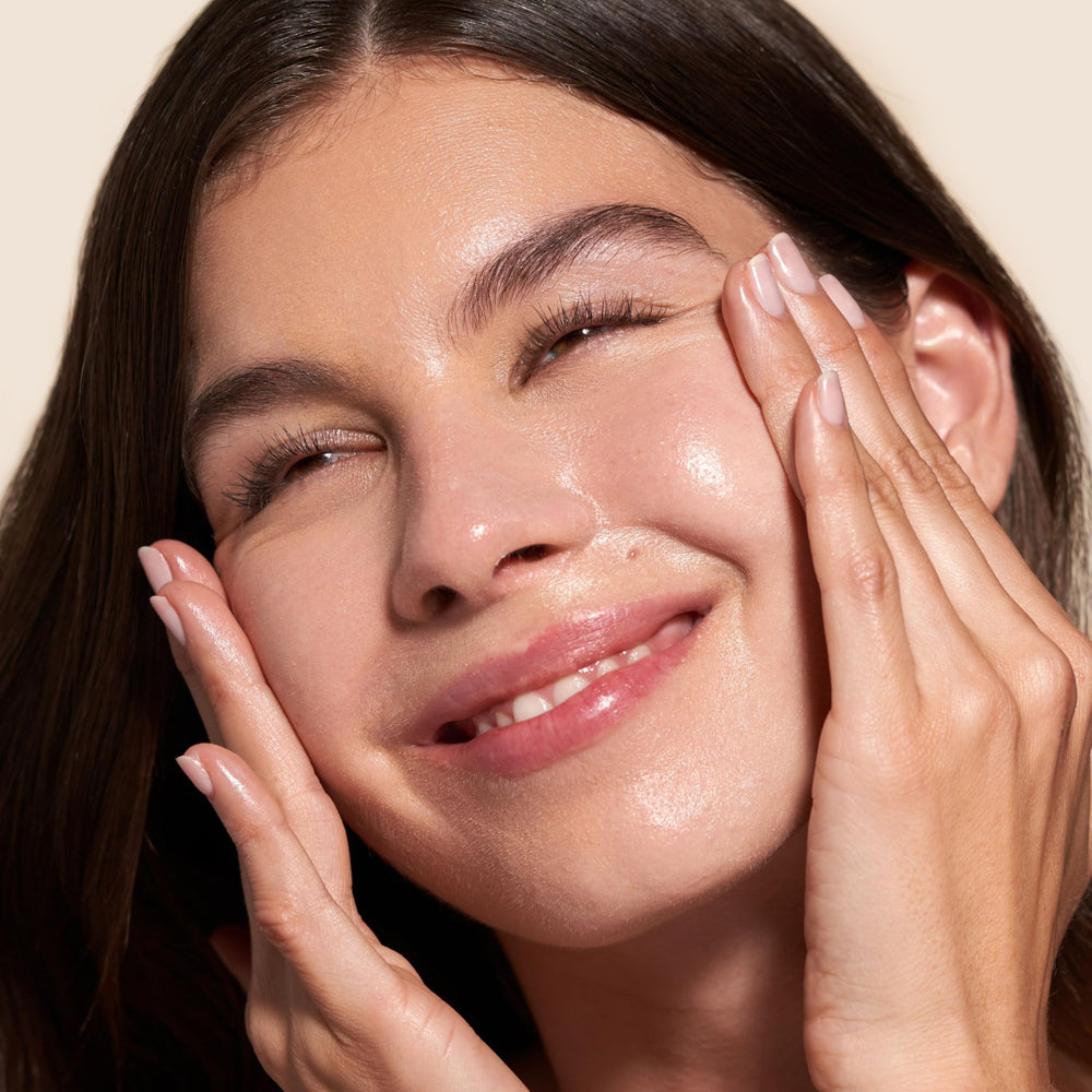 Barefaced application on hand showing quick absorbency and non-greasy finish