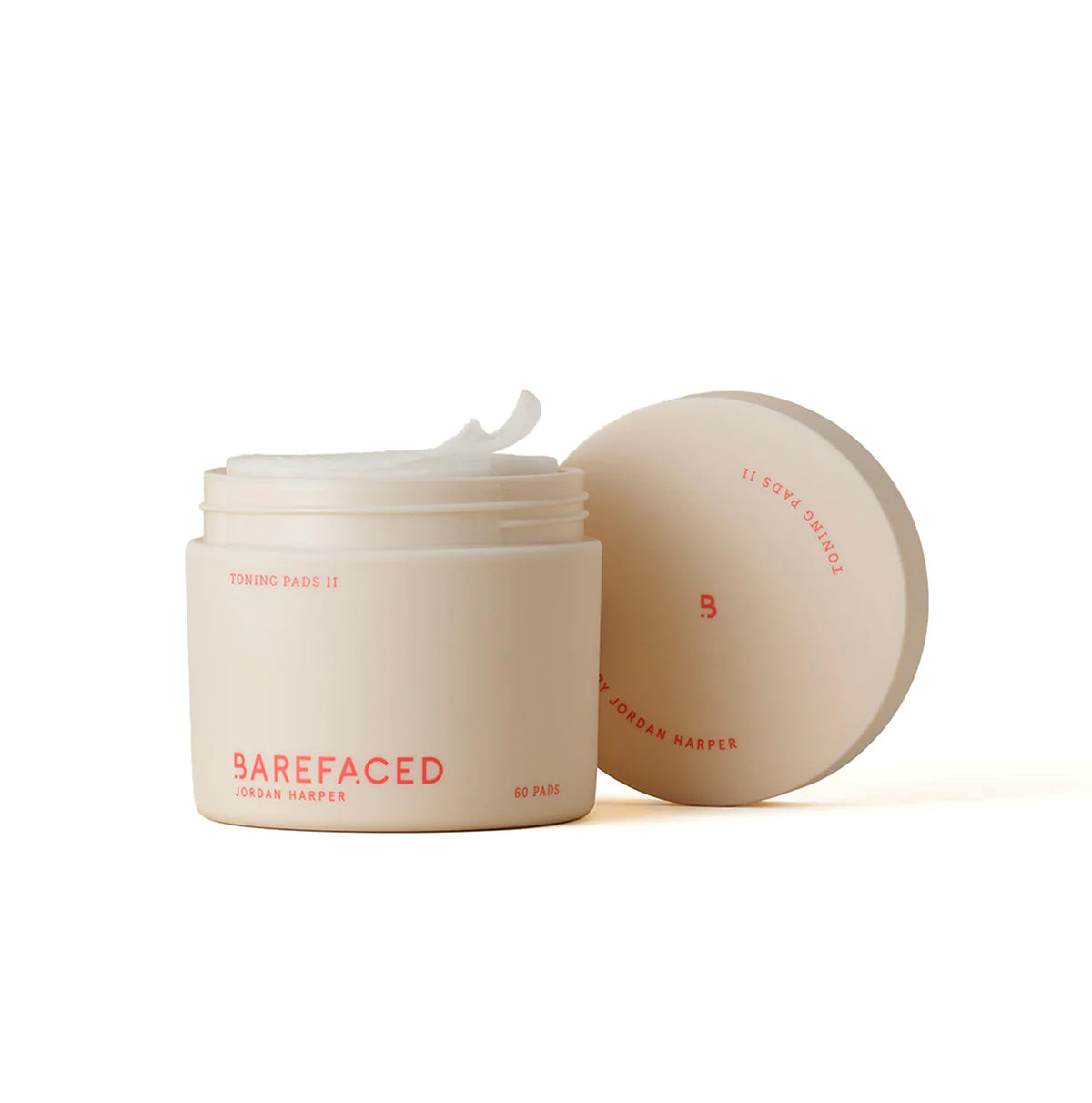 Barefaced front packaging showing 60 pads and product clarity benefit