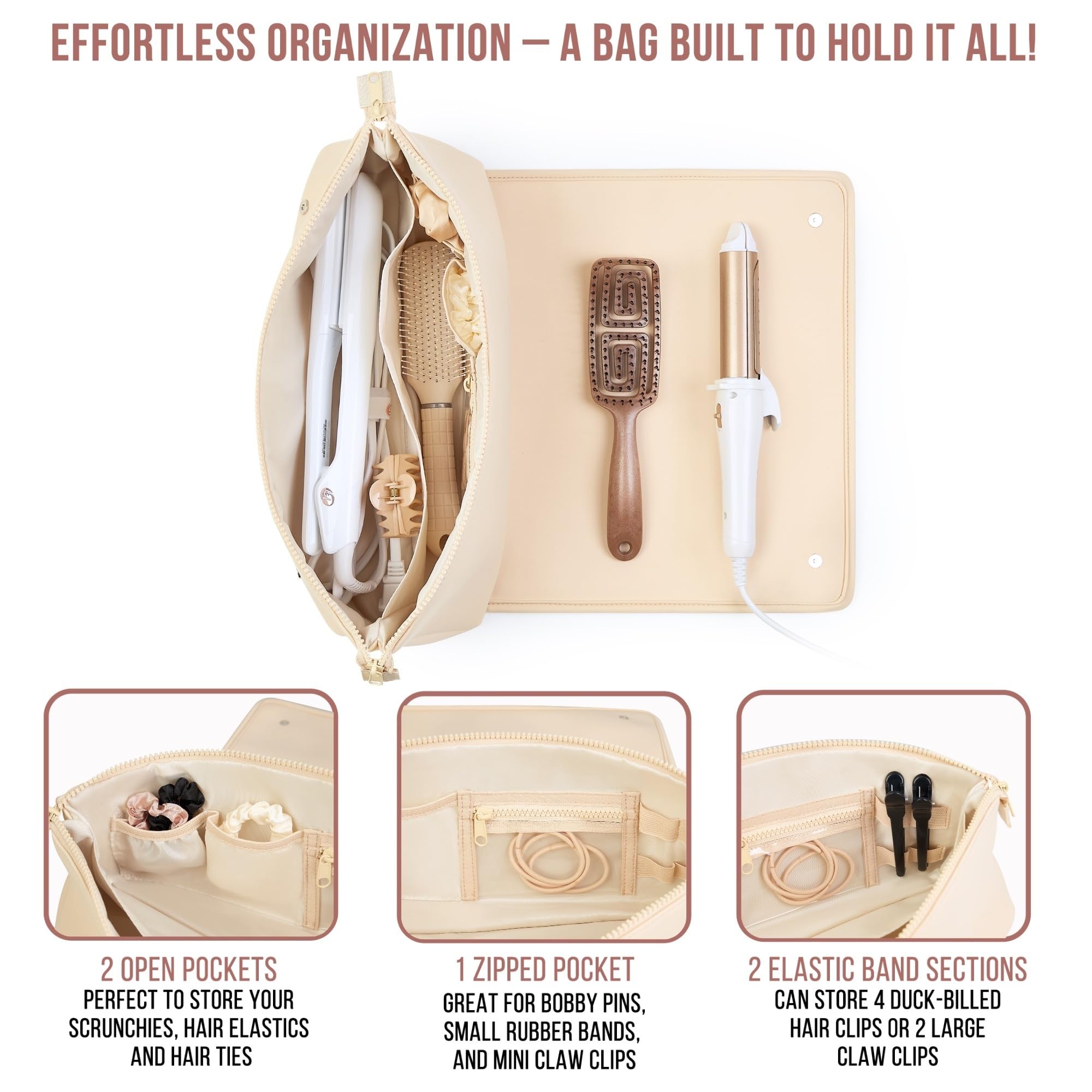 BAREFOOT CARIBOU pouch packed in carry-on luggage for easy travel